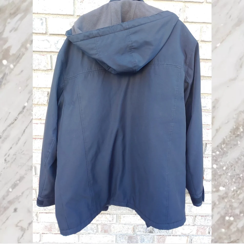 *Weather Ready* Weatherproof Men's Water Resistant Jacket w/Hood Black XL - Picture 6 of 6